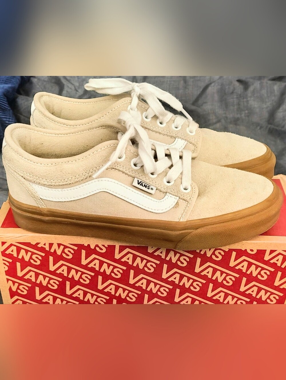 Vans Mens Chukka Low Sidestripe Pop Cush French Oak & Gum